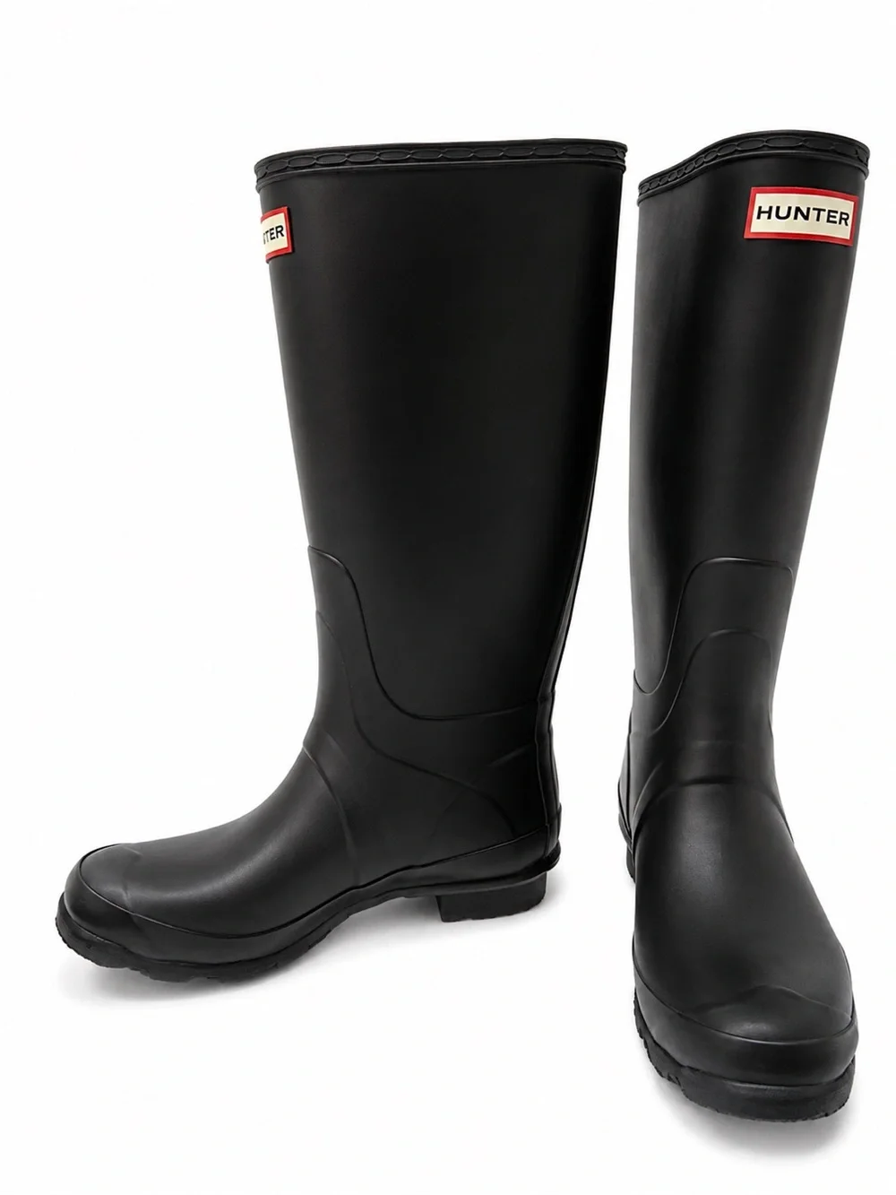 Hunter Original Tall Rain Boots Women’s 7 Black Waterproof NWOB